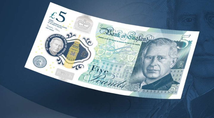 Predstavljen dizajn novih novčanica u Velikoj Britaniji s likom kralja Charlesa III