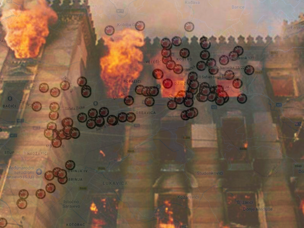 Predstavljena interaktivna mapa granatiranja Sarajeva u opsadi