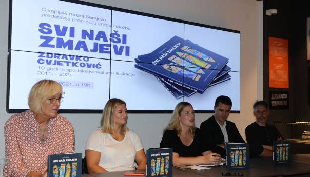 Predstavljena knjiga sportskih karikatura "Svi naši zmajevi" Zdravka Cvjetkovića