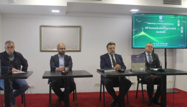 Predstavljena monografija "40 bosanskohercegovačkih mushafa"