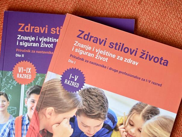 Predstavljeni priručnici "Zdravi stilovi života - Znanje i vještine za zdrav i siguran život"