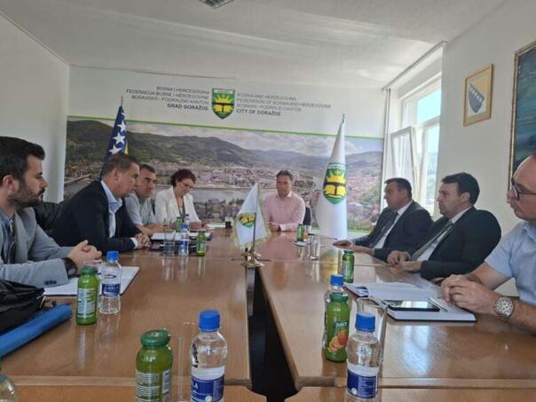 Predstavnici Agencije za vodno područje rijeke Save posjetili Grad Goražde