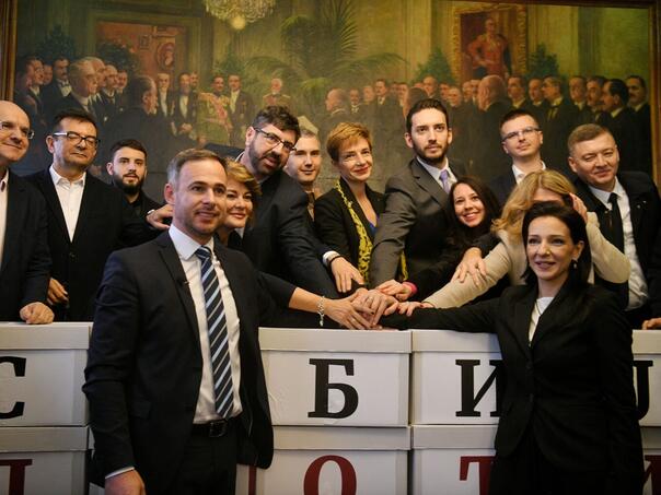 Predstavnici 'Srbija protiv nasilja' predali izbornu listu za beogradske izbore