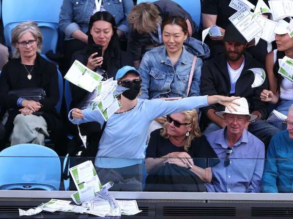 Prekinut meč Australian opena zbog podrške Palestini