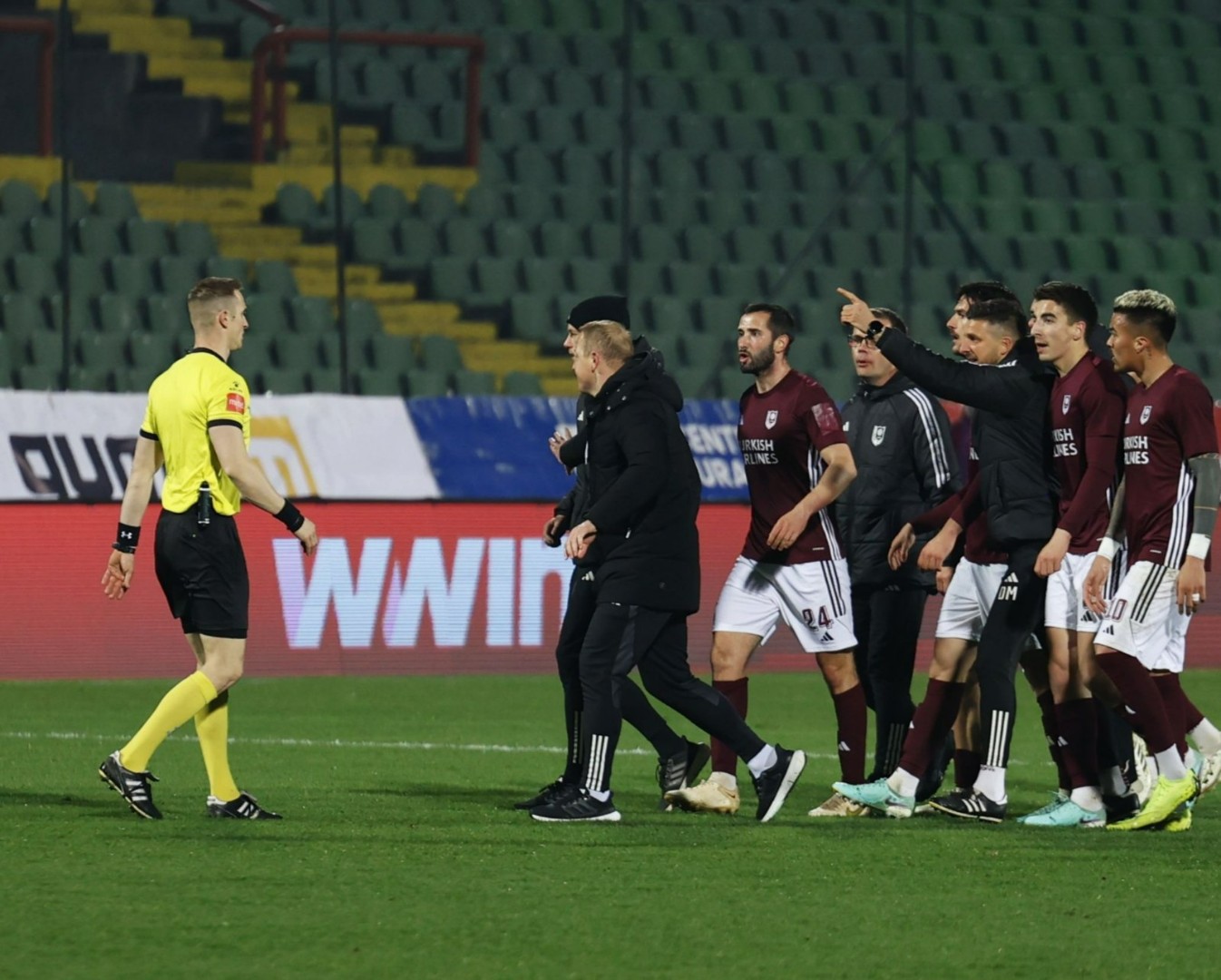 Prekinuta utakmica Sarajeva i Borca, domaći igrači napustili teren