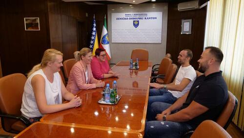 Premijerka i ministrice ZDK upriličile prijem za Amela Tuku i Mesuda Pezera