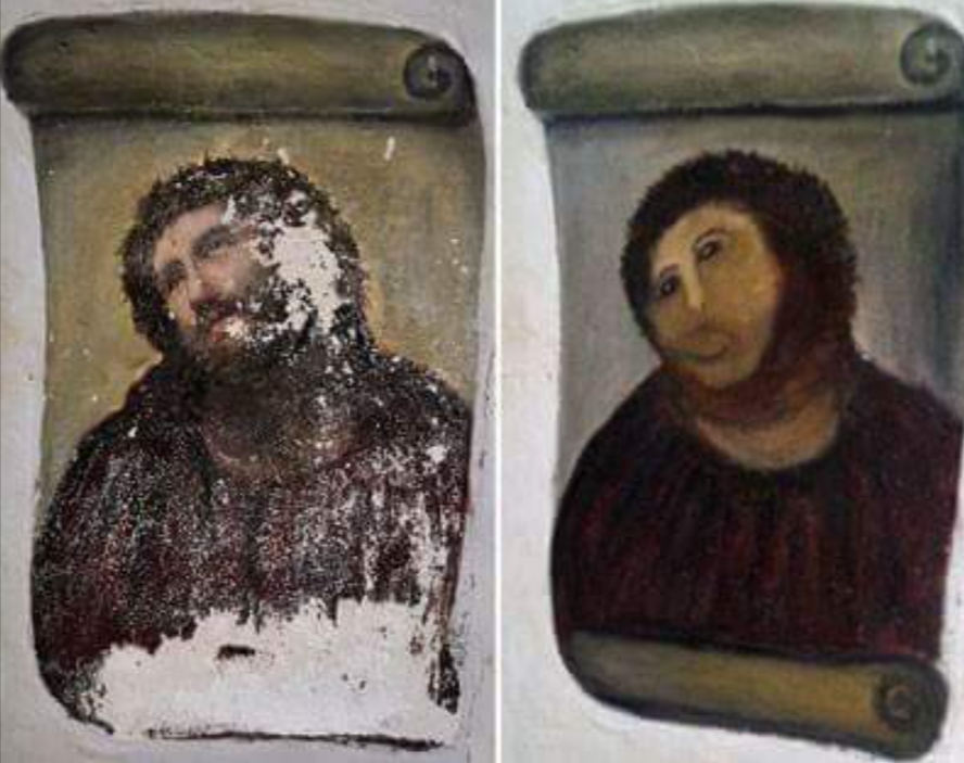 Preminula umjetnica odgovorna za viralnu "najgoru restauraciju ikada"