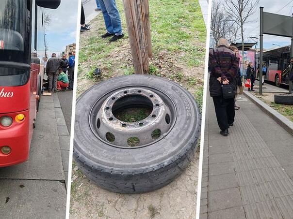 Preminula žena koju je udario otpali točak sa autobusa