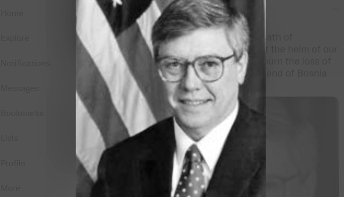 Preminuo bivši ambasador SAD-a u BiH John Menzies   