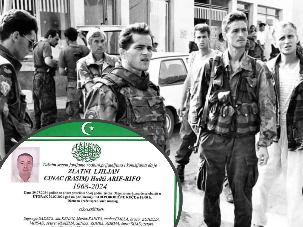 Preminuo heroj odbrane Krajine Arif Cinac - Rifo