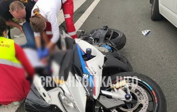 Preminuo motociklista u saobraćajnoj nesreći kod Sarajeva