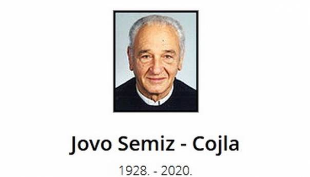 Preminuo ugledni Mostarac Jovo Semiz - Cojla