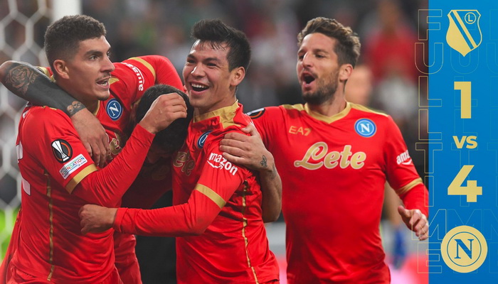 Preokret Napolija, Lyon osigurao nokaut fazu