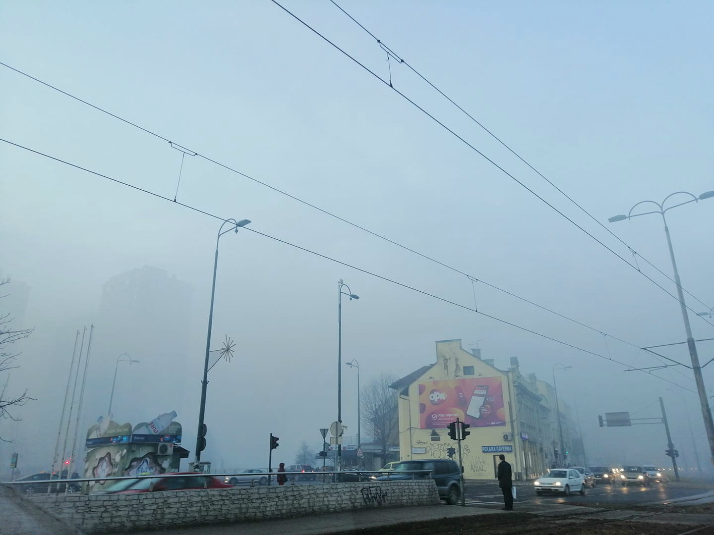Pretežno oblačno vrijeme jutros u BiH, uz riječne tokove magla