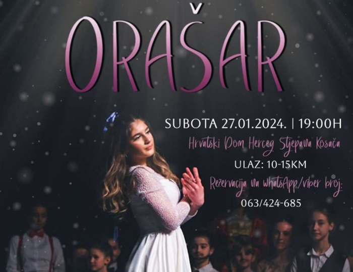 Priča o snazi snova: Baletno-plesna predstava 'Orašar' u subotu u Mostaru