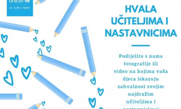 Pridružite nam se i recite hvala učiteljima i nastavnicima