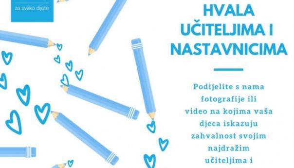 Pridružite nam se i recite hvala učiteljima i nastavnicima