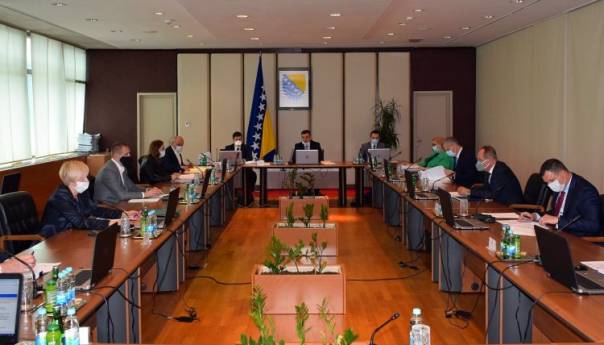 Prijedlog odluke o privremenom finansiranju na sjednici Vijeća ministara BiH