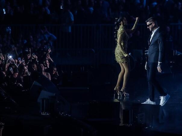 Prijovićka treći put nastupila u Areni Zagreb, kao gosta dovela MC Stojana