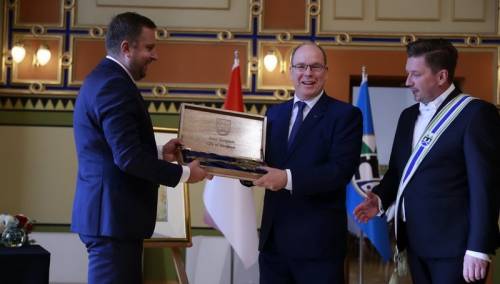 Princu Albertu II uručen Ključ Grada Sarajeva: Vratit ću se, to sigurno znam