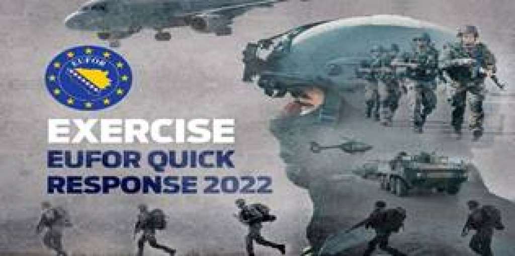 Pripadnici EUFOR-a iz 20 zemalja na godišnjoj vježbi 'Brzi odgovor 22' u BiH