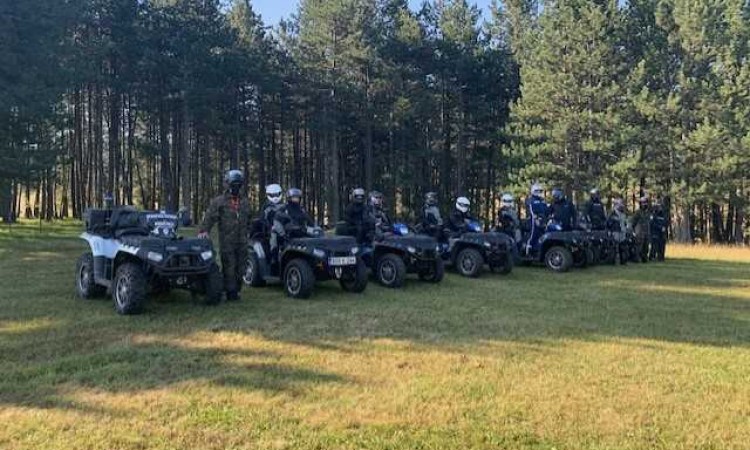 Pripadnici GPBiH na obuci za korištenje ATV vozila