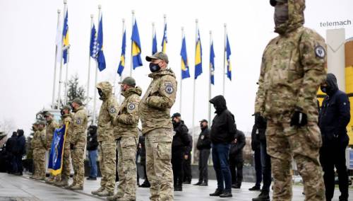 Pripadnici policijskih agencija protestvovali ispred zgrade Institucija BiH