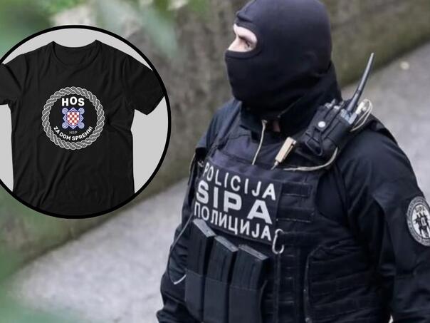 Prodavali majice sa ustaškim motivima, SIPA im upala u kuću