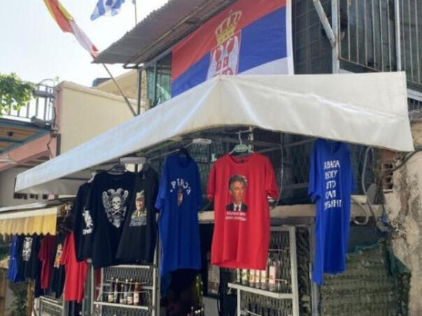 Prodavao majice sa likovima Karadžića i Mladića, pa mu na štand došla policija