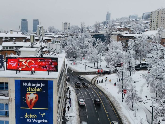 Prohladni ponedeljak u BiH: Jutros izmjereno -16 stepeni