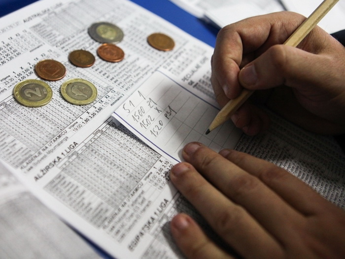 Promet kladionica u FBiH 1,7 milijardi KM, neoporezive isplate 1,2 milijarde KM