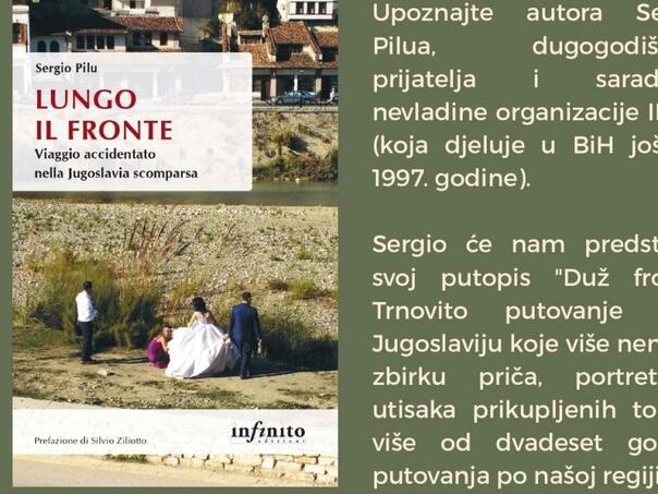 Promocija knjige "Duž fronta" Sergia Pilua u Muzeju književnosti BiH