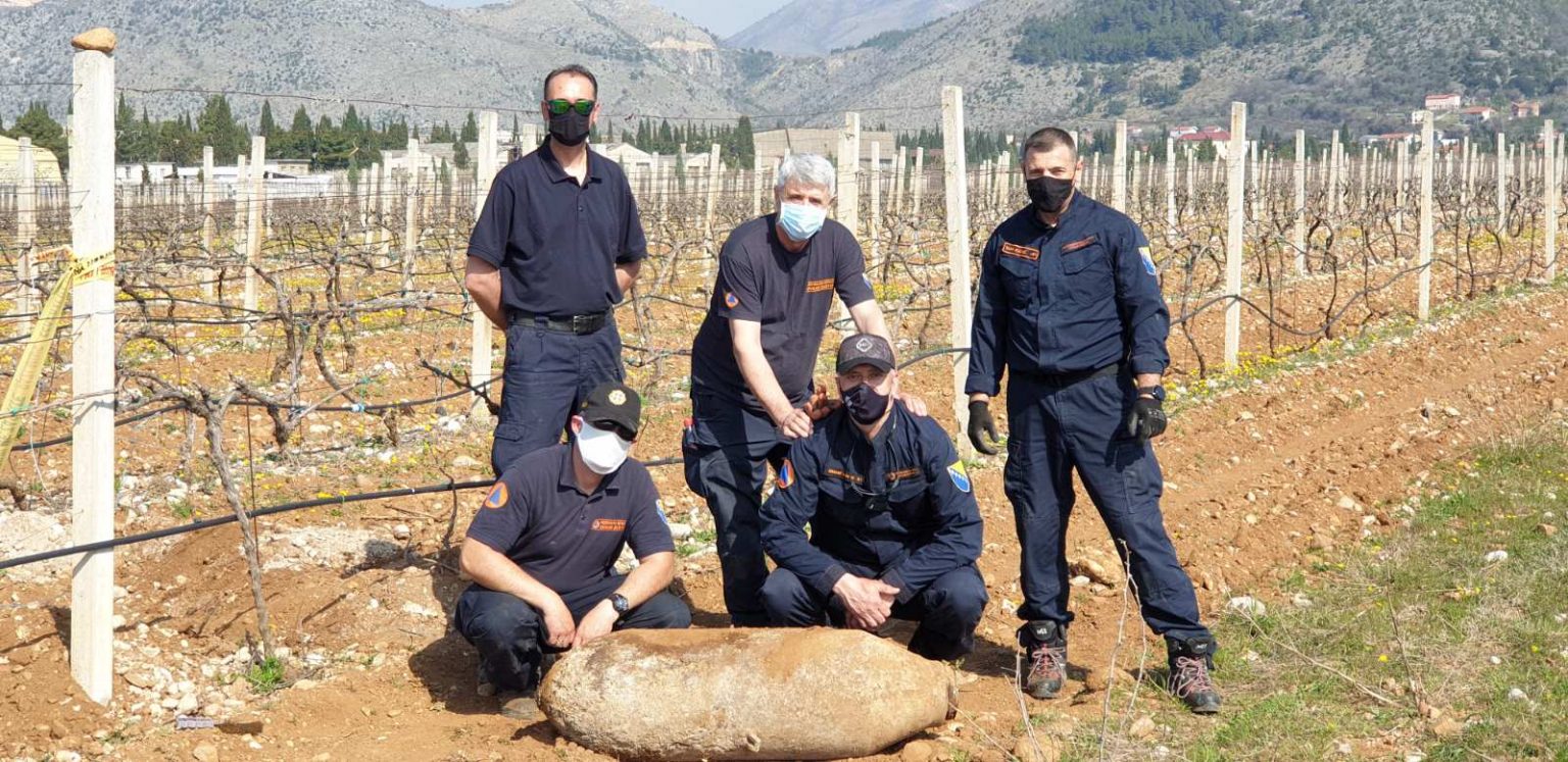 Pronađena i uništena aviobomba kod Mostara