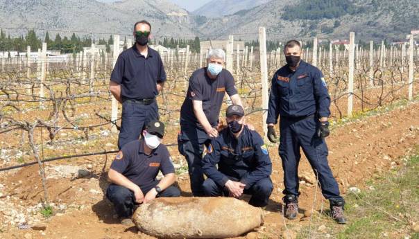Pronađena i uništena aviobomba kod Mostara