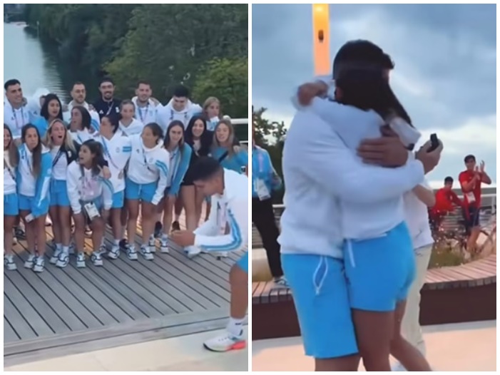 Prosidba u Parizu: Argentinski sportaš izvadio prsten i kleknuo, video viralan