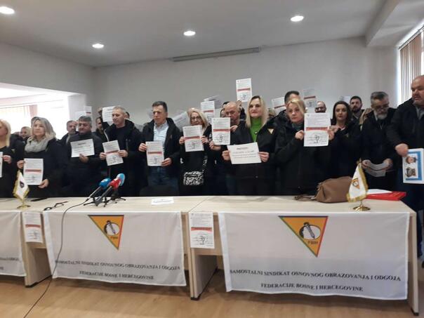 Prosvjetni radnici u KS 14. februara izlaze na proteste
