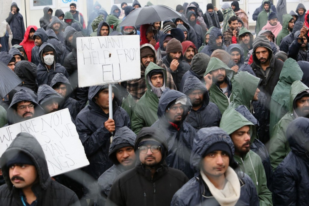 Protest migranata u Lipi: Želimo pravdu