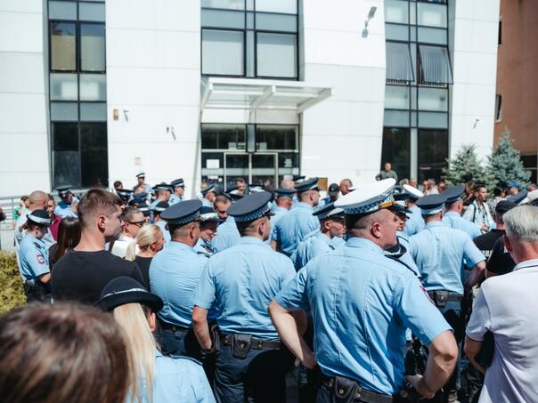 Protest policajaca u Banjaluci zbog napada na službena lica