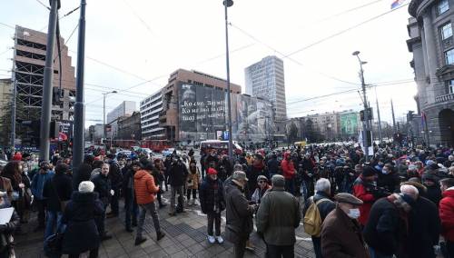 Protest protiv Rio Tinta ispred Vlade Srbije