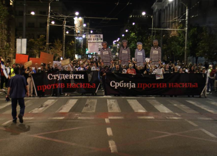 Protest "Srbija protiv nasilja": Demonstranti iskazali nezadovoljstvo radom Republičkog javnog tužilaštva