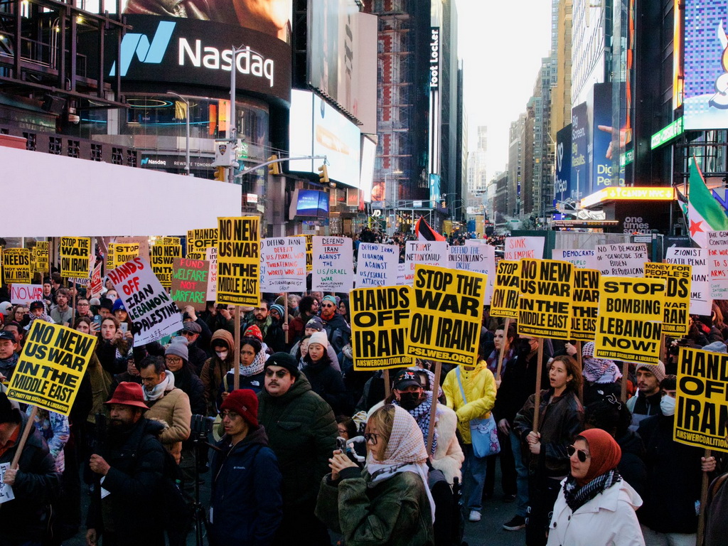 Protest u New Yorku protiv napada na Liban i Iran