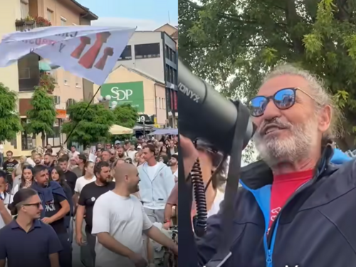 Protest u Novom Pazaru: Građani traže oslobađanje uhapšenih