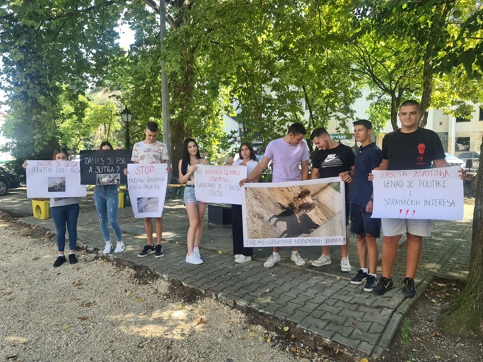 Protest u Tešnju zbog neadekvatnih uvjeta u azilu za pse