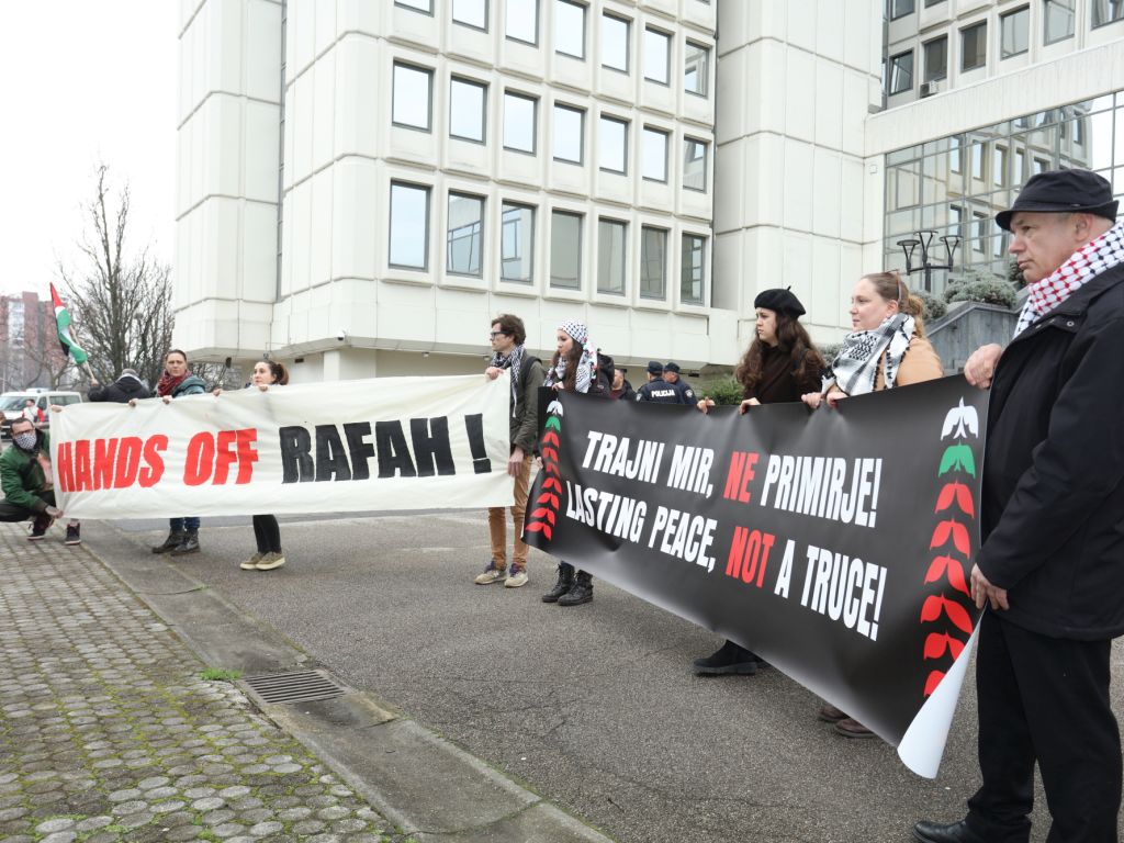 Protest u Zagrebu: Dalje ruke od Rafaha!