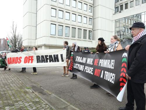 Protest u Zagrebu: Dalje ruke od Rafaha!