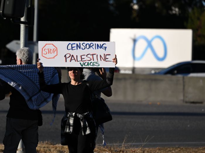 Protesti ispred sjedišta Mete zbog cenzure o Palestini