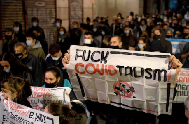 Protesti na ulicama španskih gradova zbog mjera protiv COVID-19