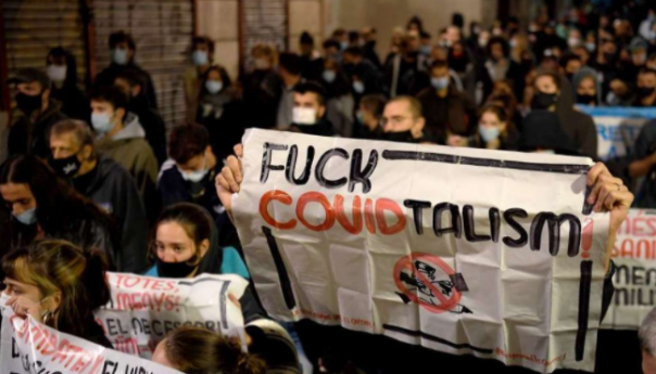 Protesti na ulicama španskih gradova zbog mjera protiv COVID-19