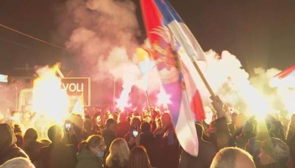 Protesti prosrpskog DF-a u Crnoj Gori
