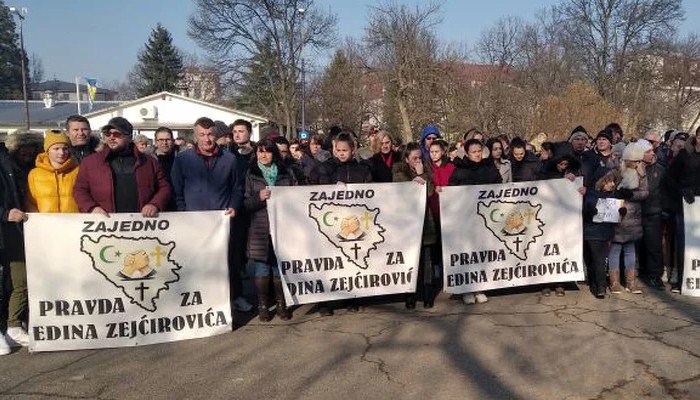 Brčko: Protesti zbog ubistva Edina Zejćirovića